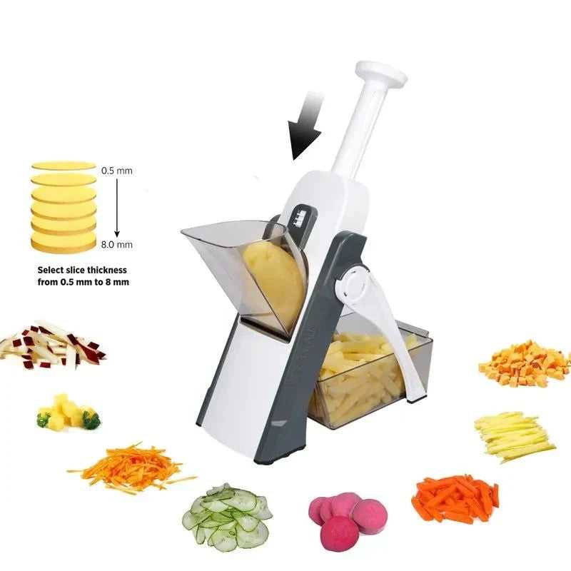 All in One Vegetable Slicer – قطاعة خضار متعددة الوظائف للمطبخ المنزلية