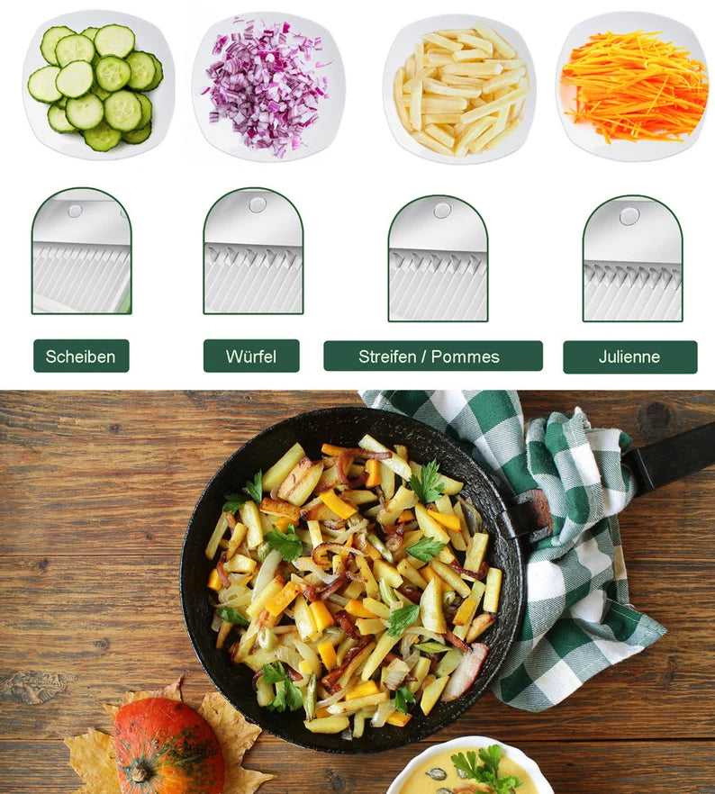 All in One Vegetable Slicer – قطاعة خضار متعددة الوظائف للمطبخ المنزلية