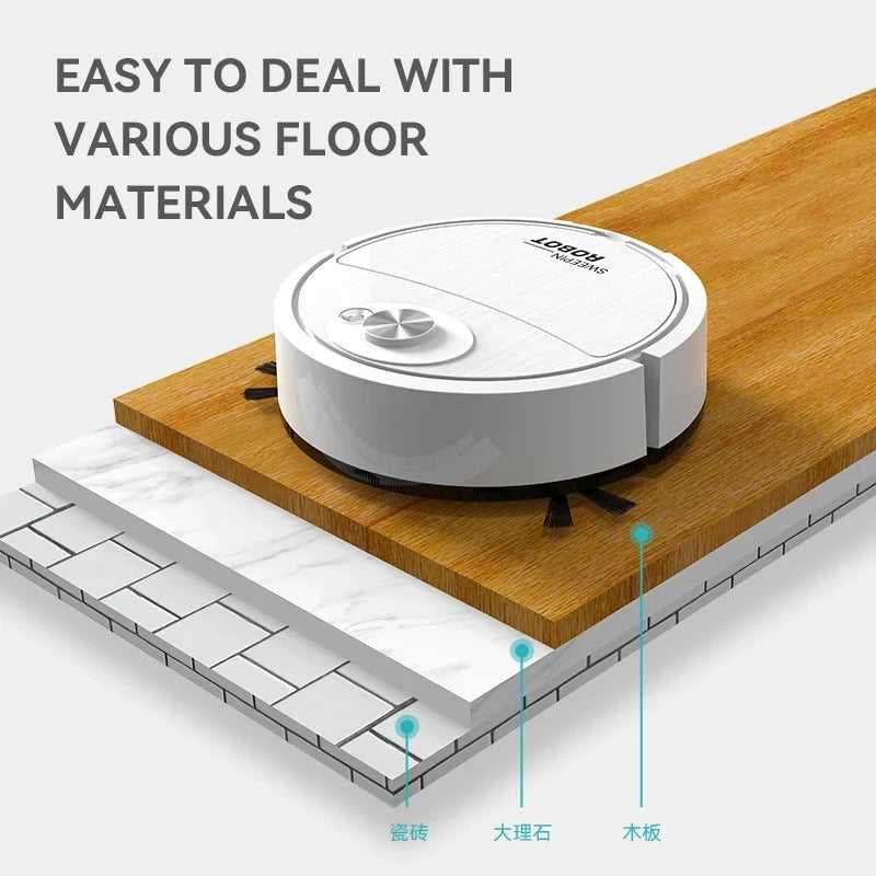 مكنسة ذكية أوتوماتيكية | Automatic Smart Vacuum Sweeper Wireless KSA