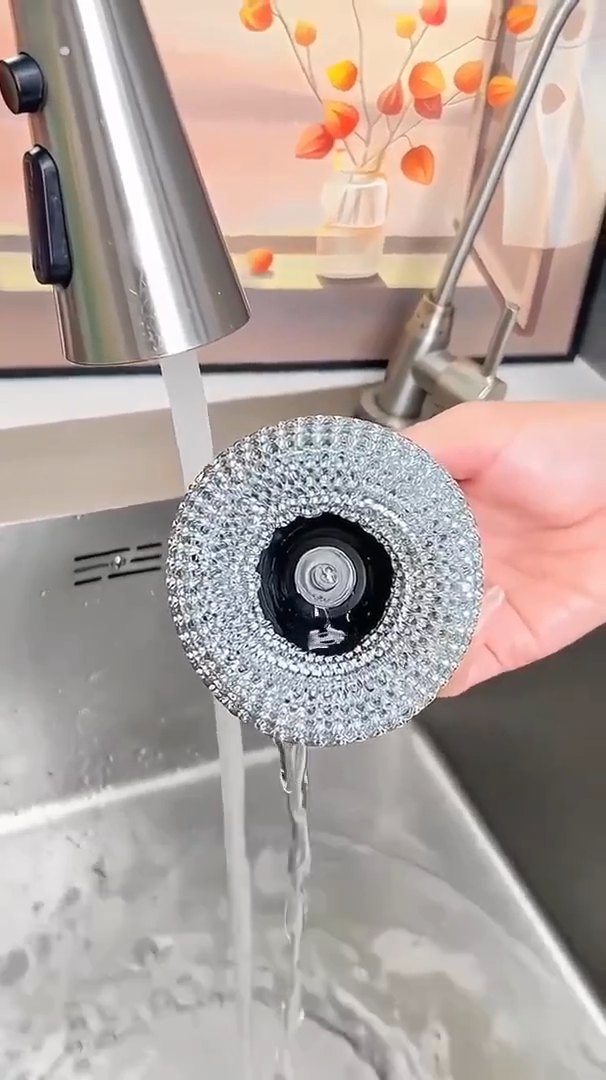 Liquid Adding Pot Washing Brush | فرشاة غسيل الصحون مع موزع سائل